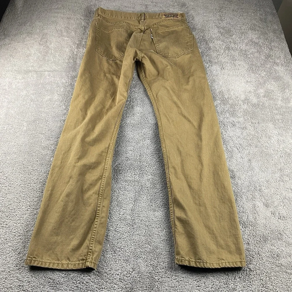 Levis 505 Straight Leg Jeans Mens 32x32 Tan Mid‎ Rise